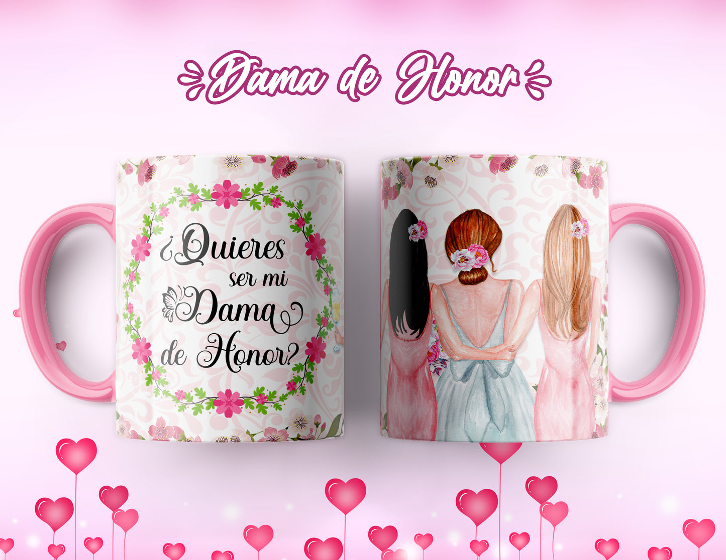 Taza Damas de honor