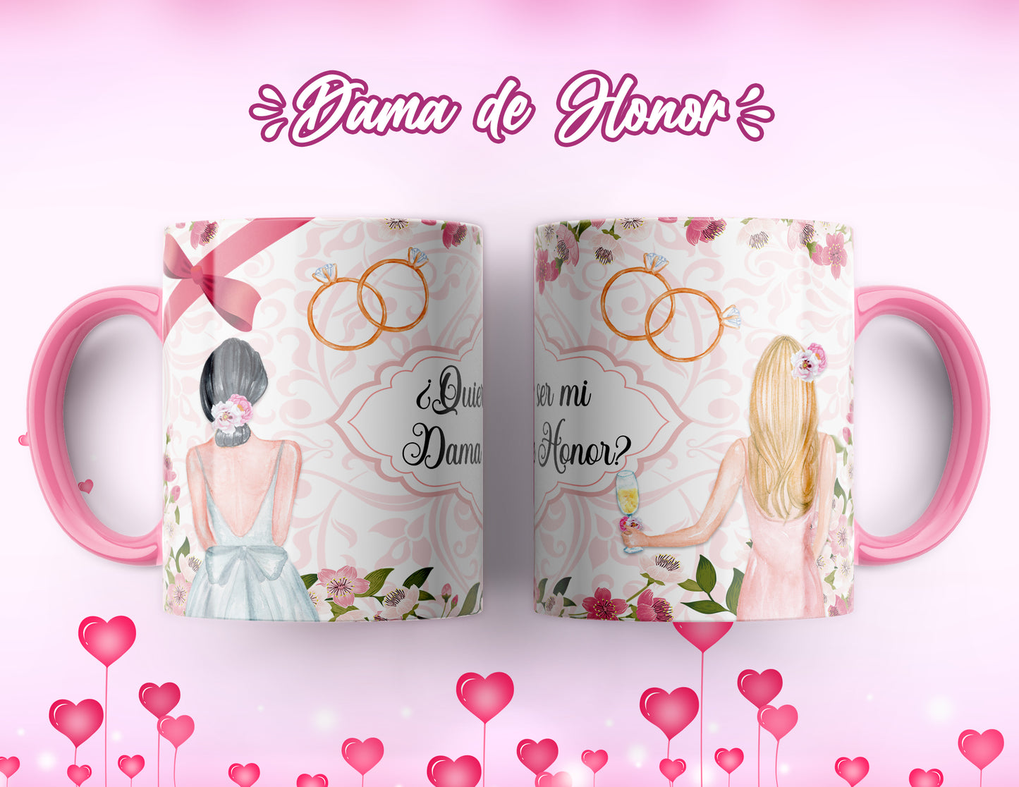 Taza Damas de honor