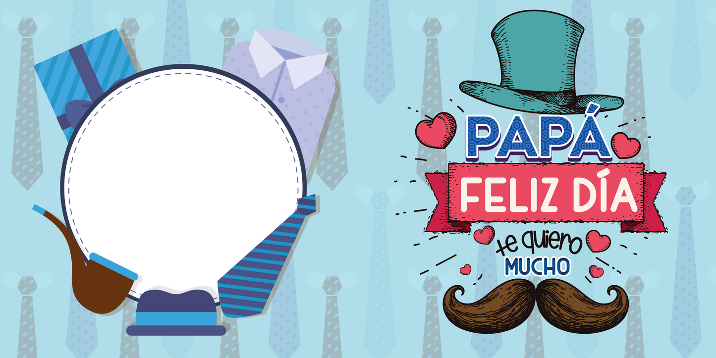Taza "Papá, Feliz Día, Te Quiero Mucho