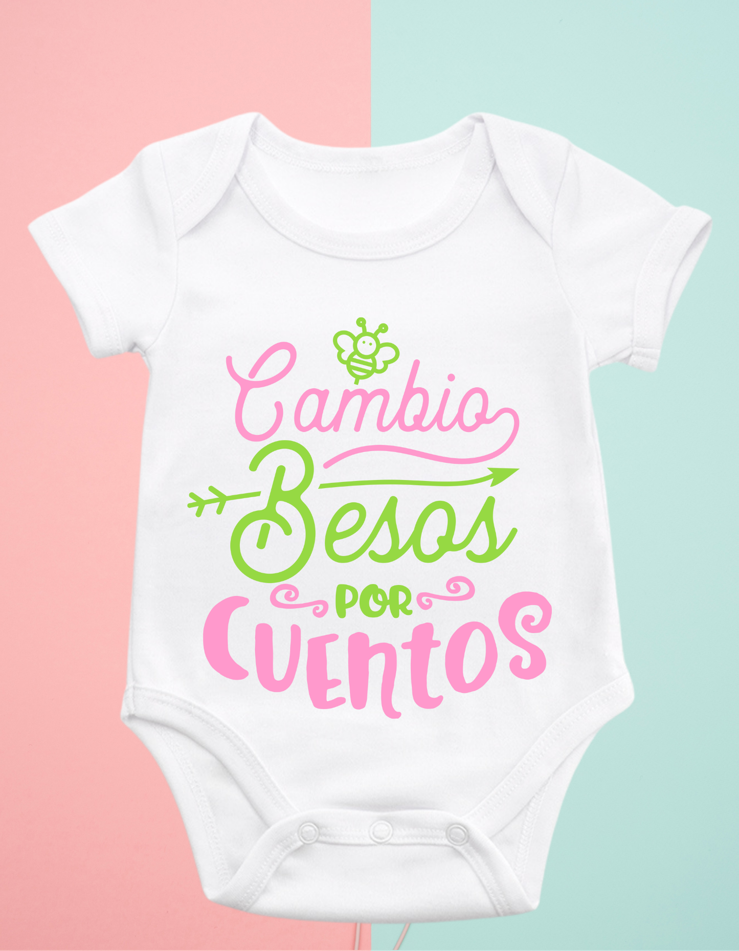 Body personalizado cambio besos por..