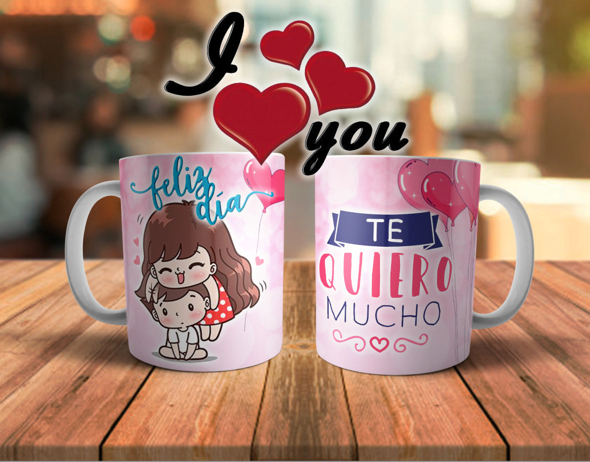 Tazas comic parejas (Varios diseños)