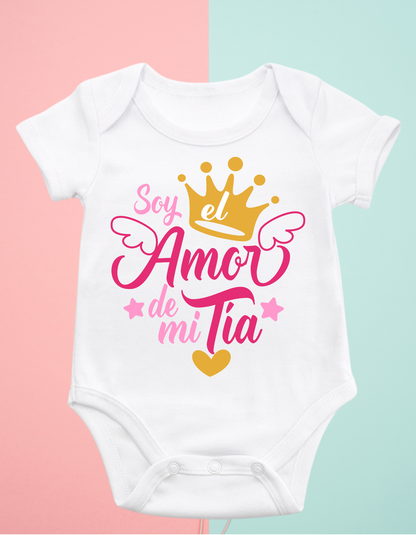 Body personalizado soy amor de mi tita...