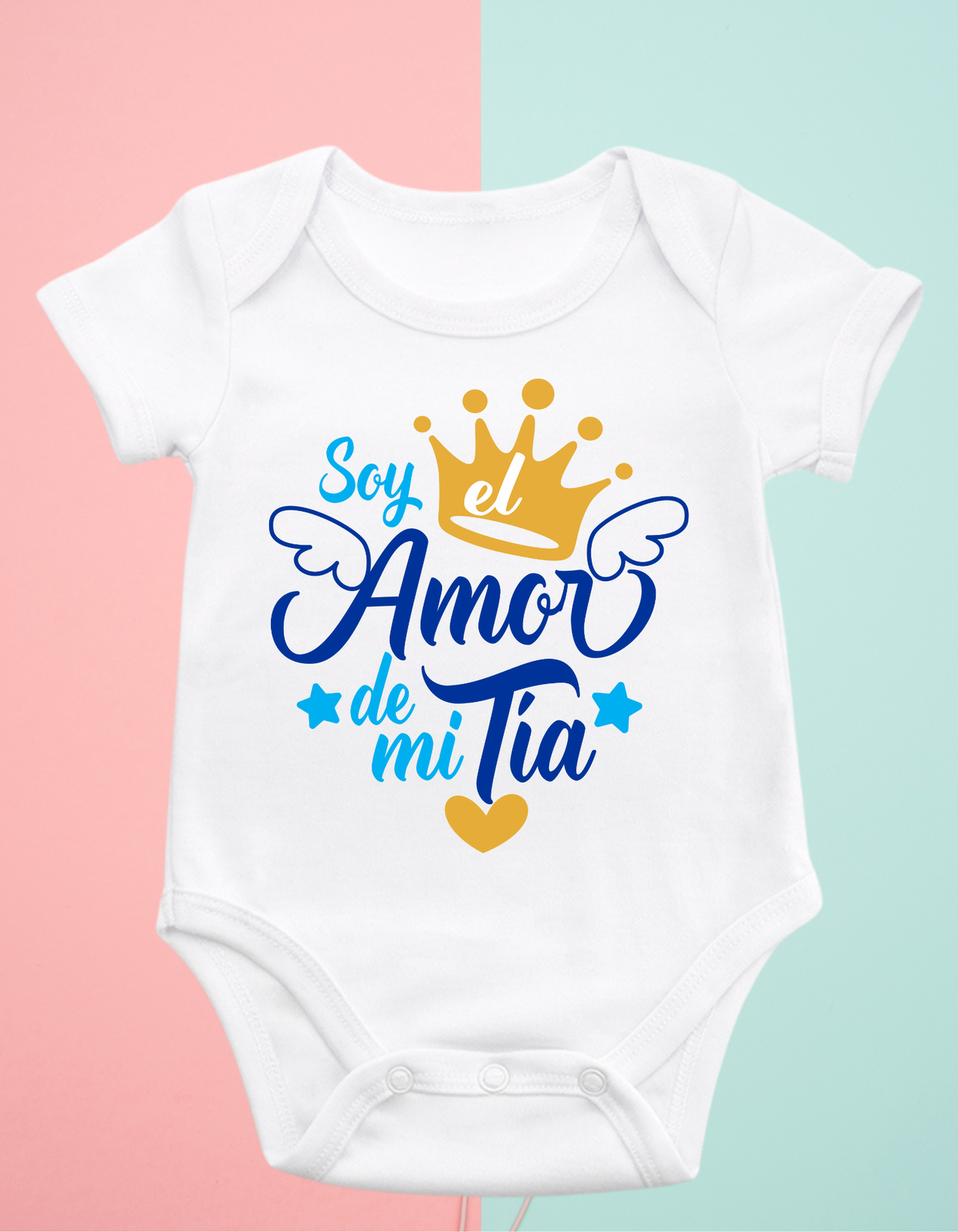 Body personalizado soy amor de mi tía...