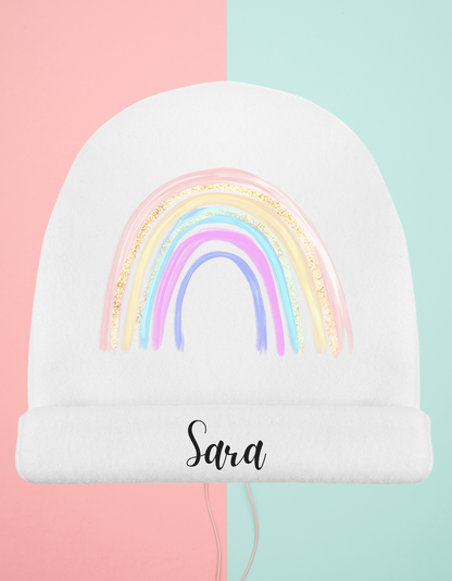 Gorro bebé Arco-iris Personalizado (Varios Diseños)