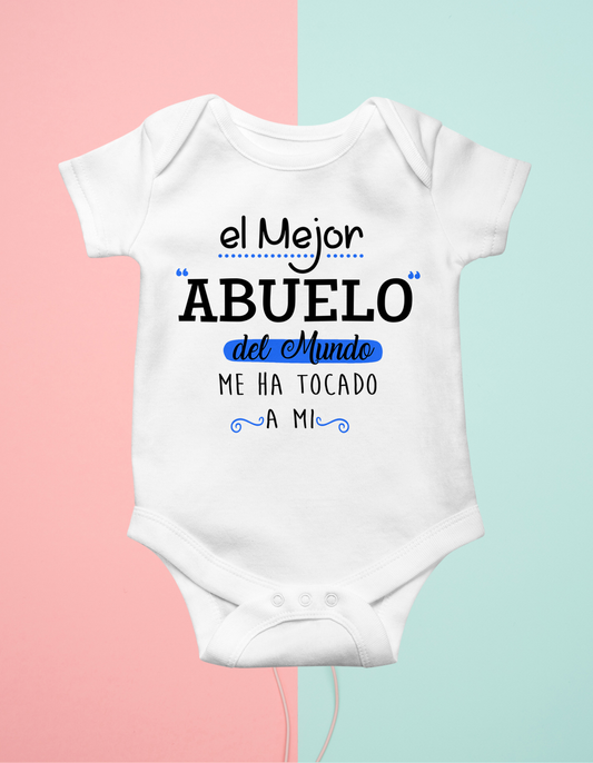 Body personalizado el mejor abuelo...