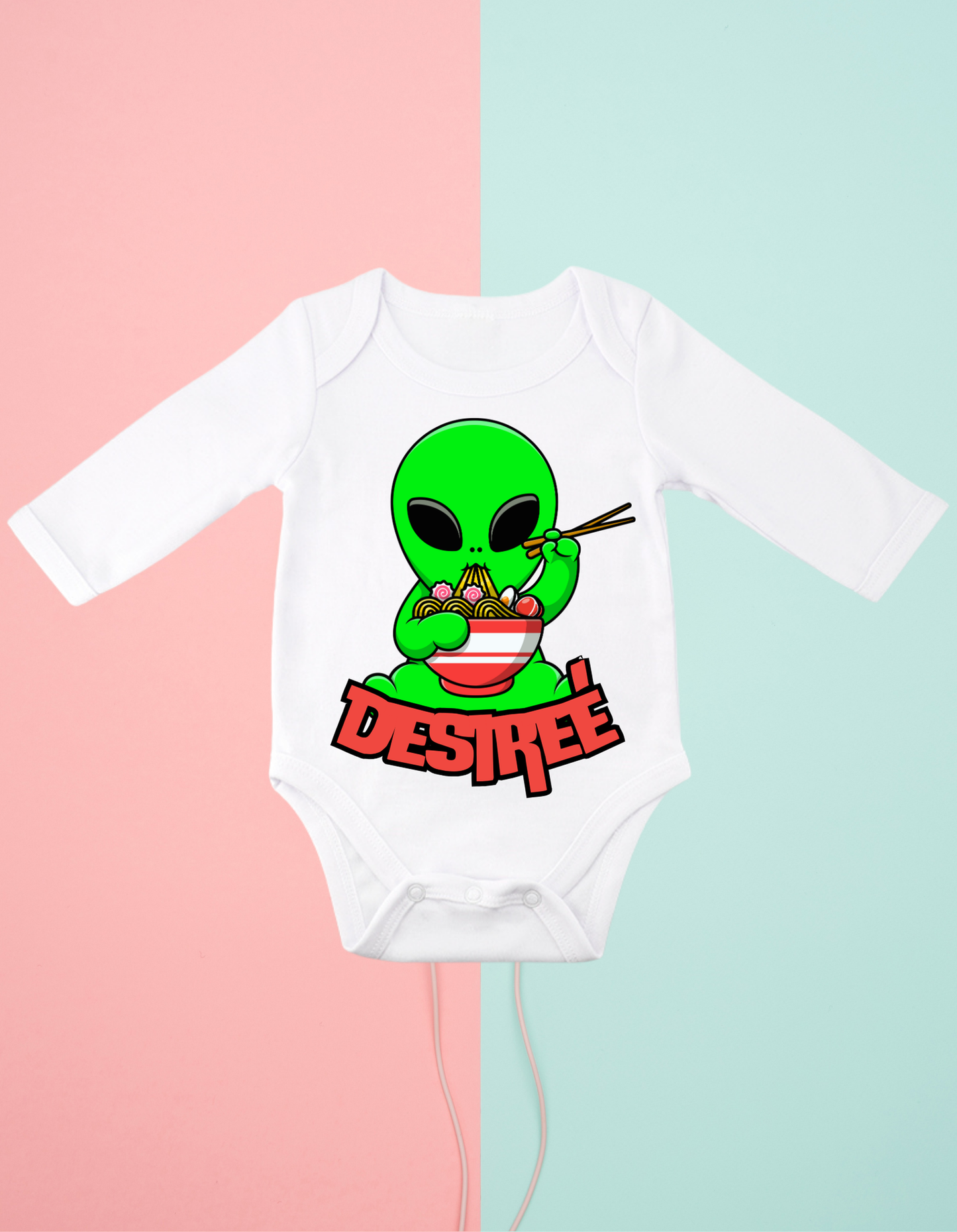 Bodys Alien +Nombre (varios diseños)