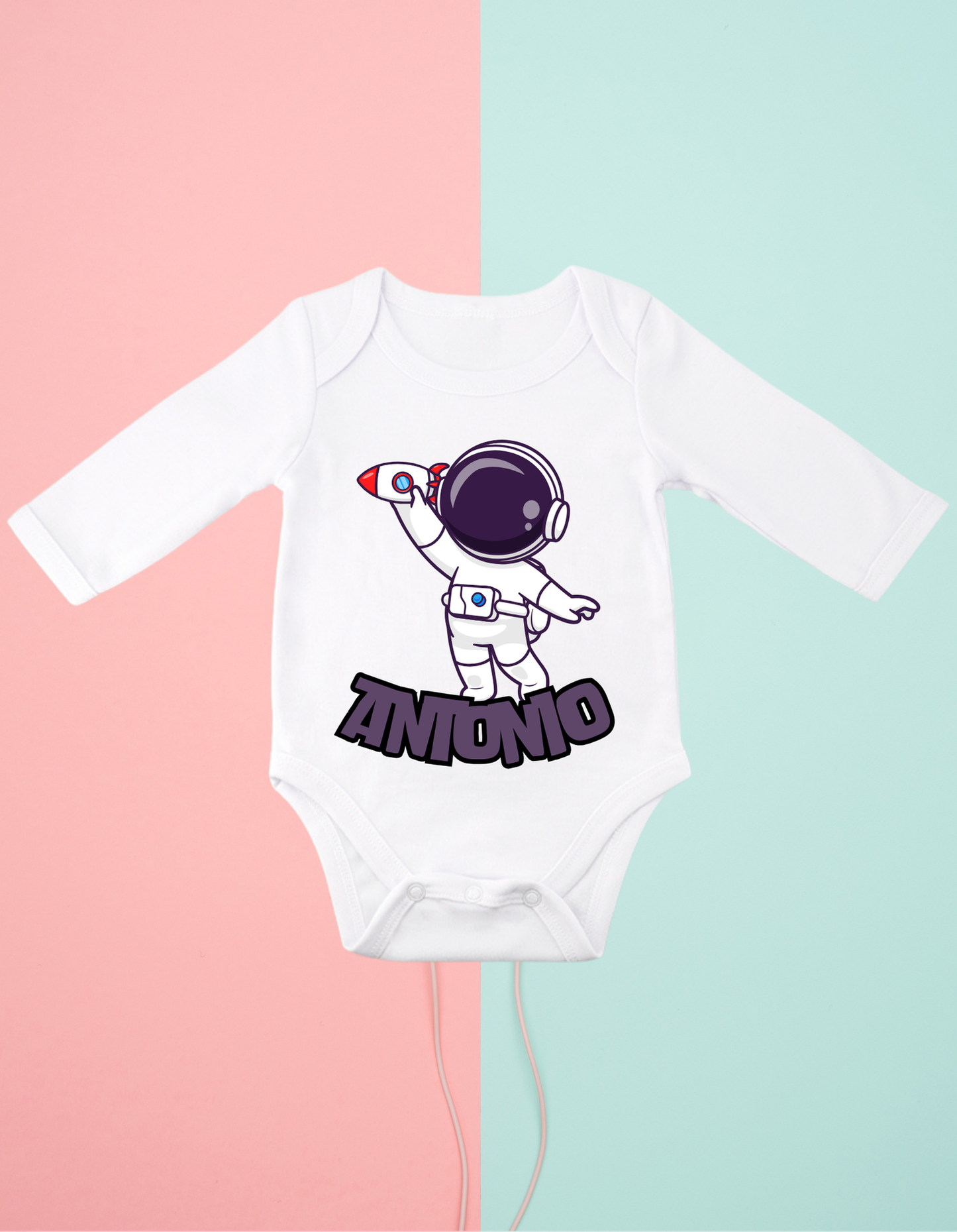 Bodys Astronautas +Nombre (varios diseños)