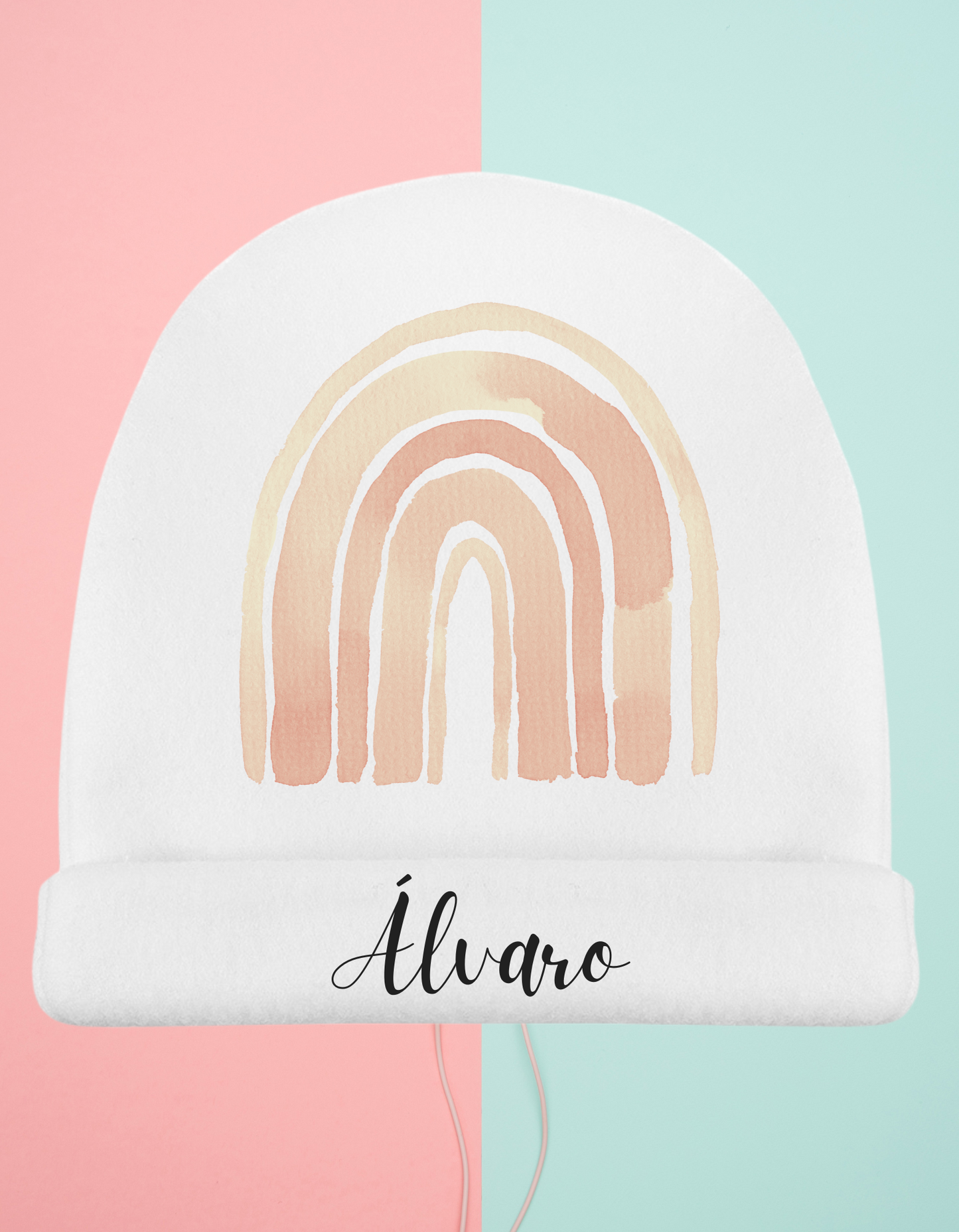 Gorro bebé Arco-iris Personalizado (Varios Diseños)