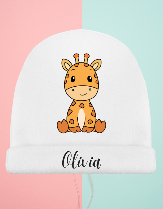 Gorro Bebe Animales Personalizado (Varios Diseños)