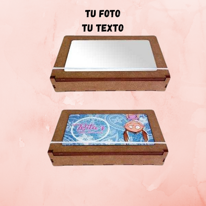 Puzzles 3D Caja madera + foto