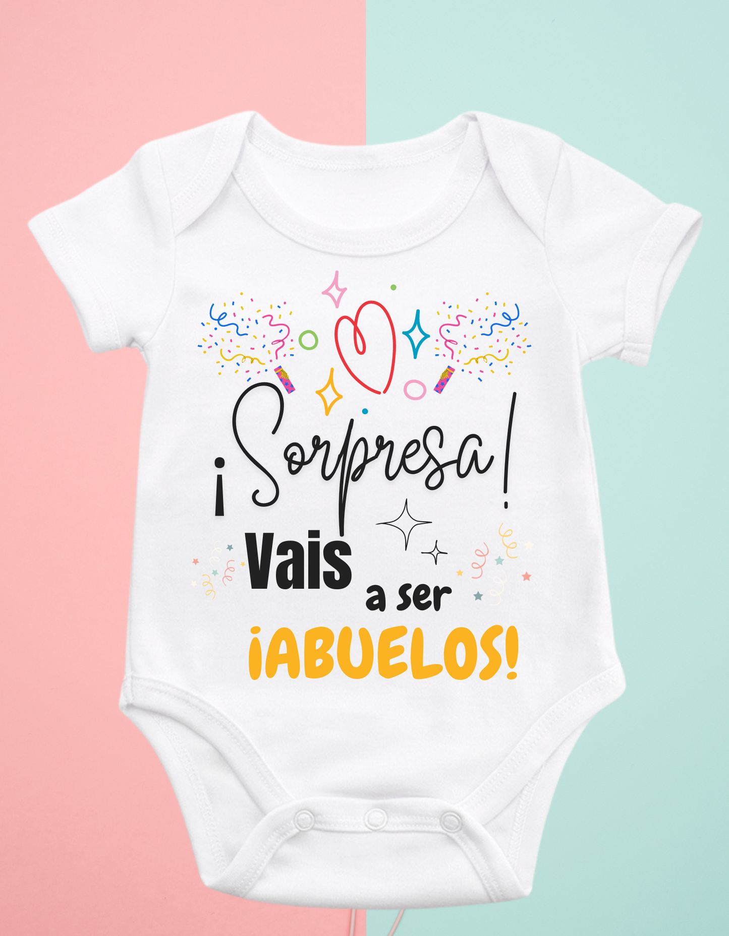 Bodys Sorpresa personalizados