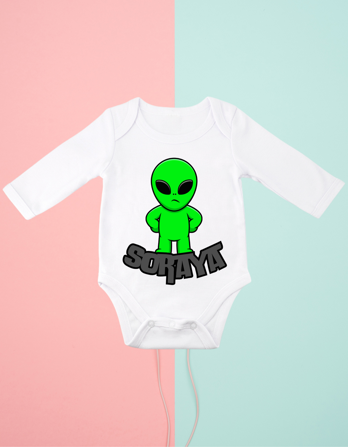 Bodys Alien +Nombre (varios diseños)