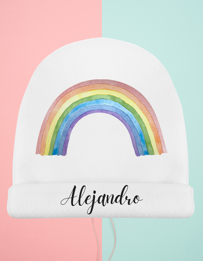 Gorro bebé Arco-iris Personalizado (Varios Diseños)