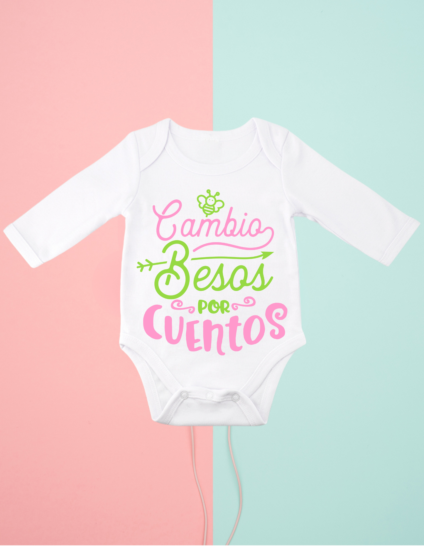 Body personalizado cambio besos por..