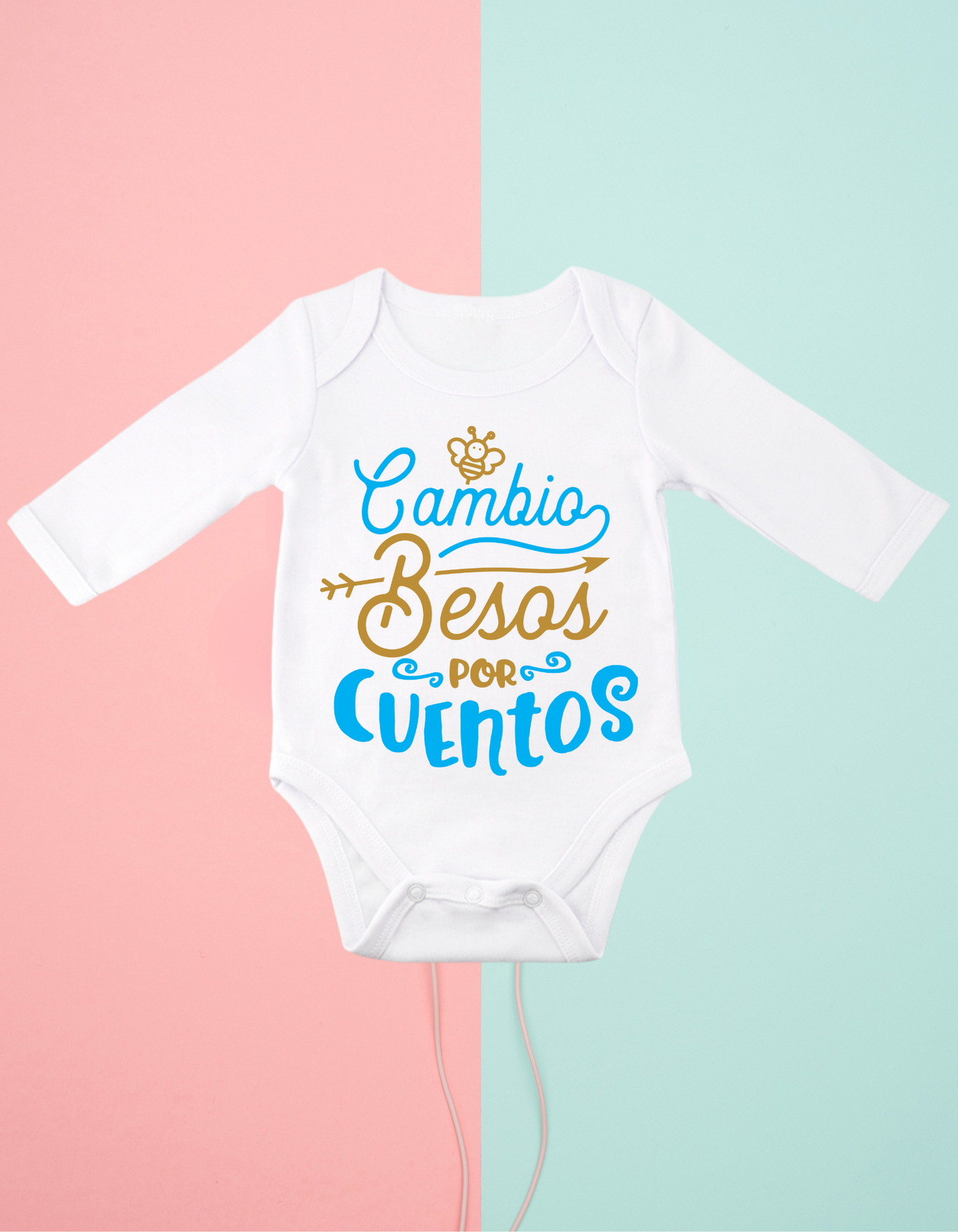 Body personalizado cambio besos por...