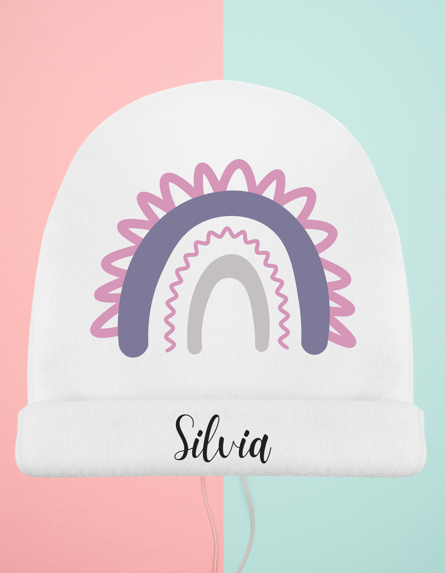 Gorro bebé Arco-iris Personalizado (Varios Diseños)