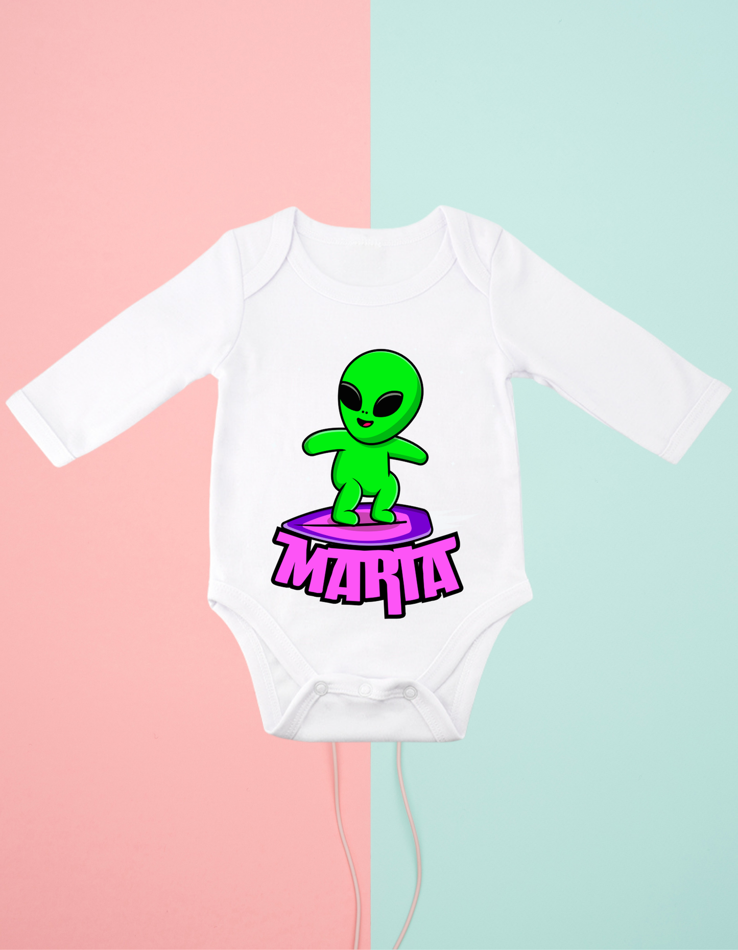 Bodys Alien +Nombre (varios diseños)