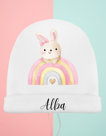 Gorro bebé Arco-iris Personalizado (Varios Diseños)