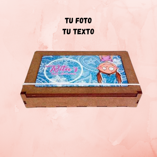 Puzzles 3D Caja madera + foto