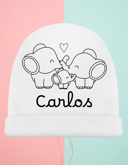 Gorro elefante silueta Personalizado (Varios Diseños)