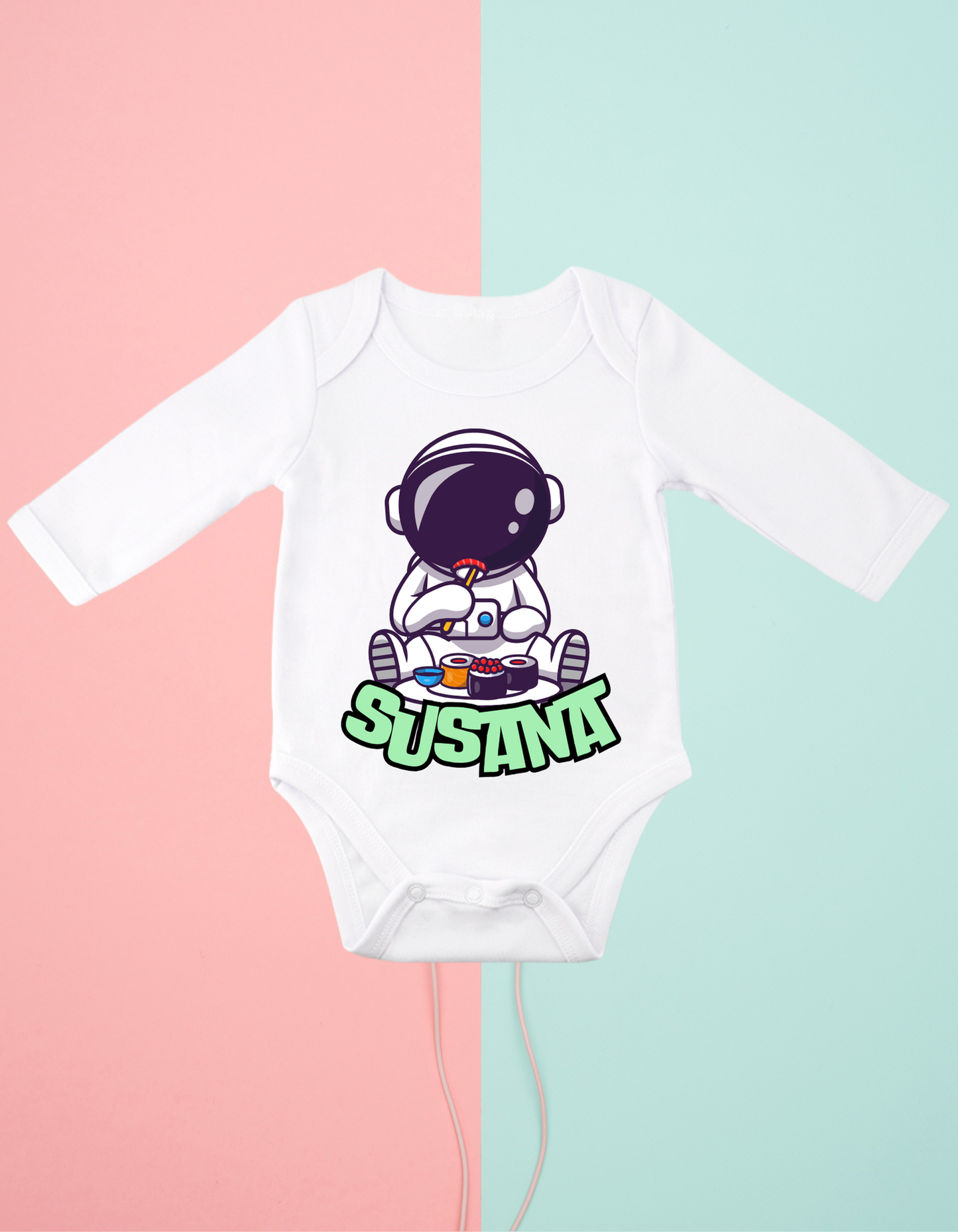 Bodys Astronautas +Nombre (varios diseños)