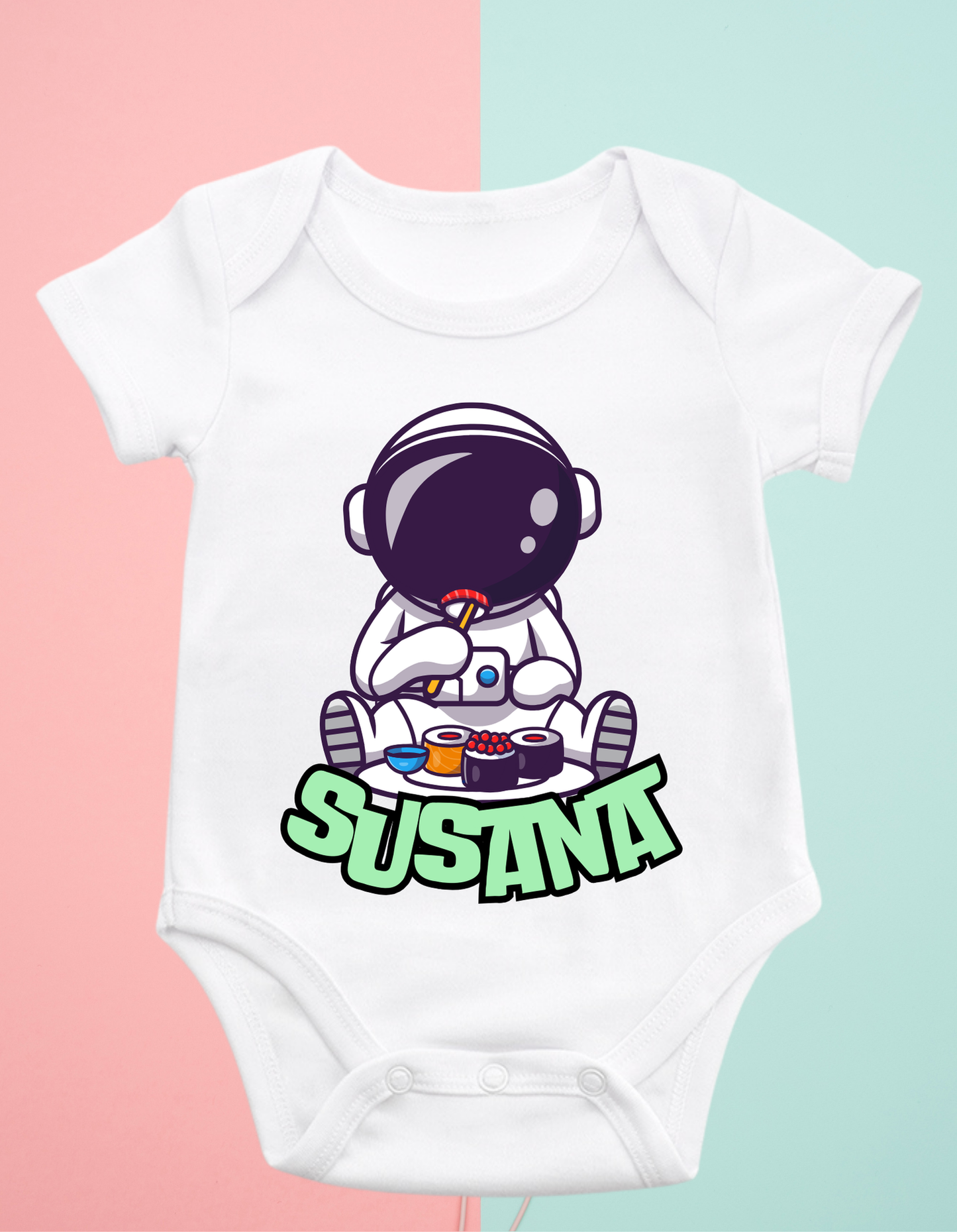 Bodys Astronautas +Nombre (varios diseños)