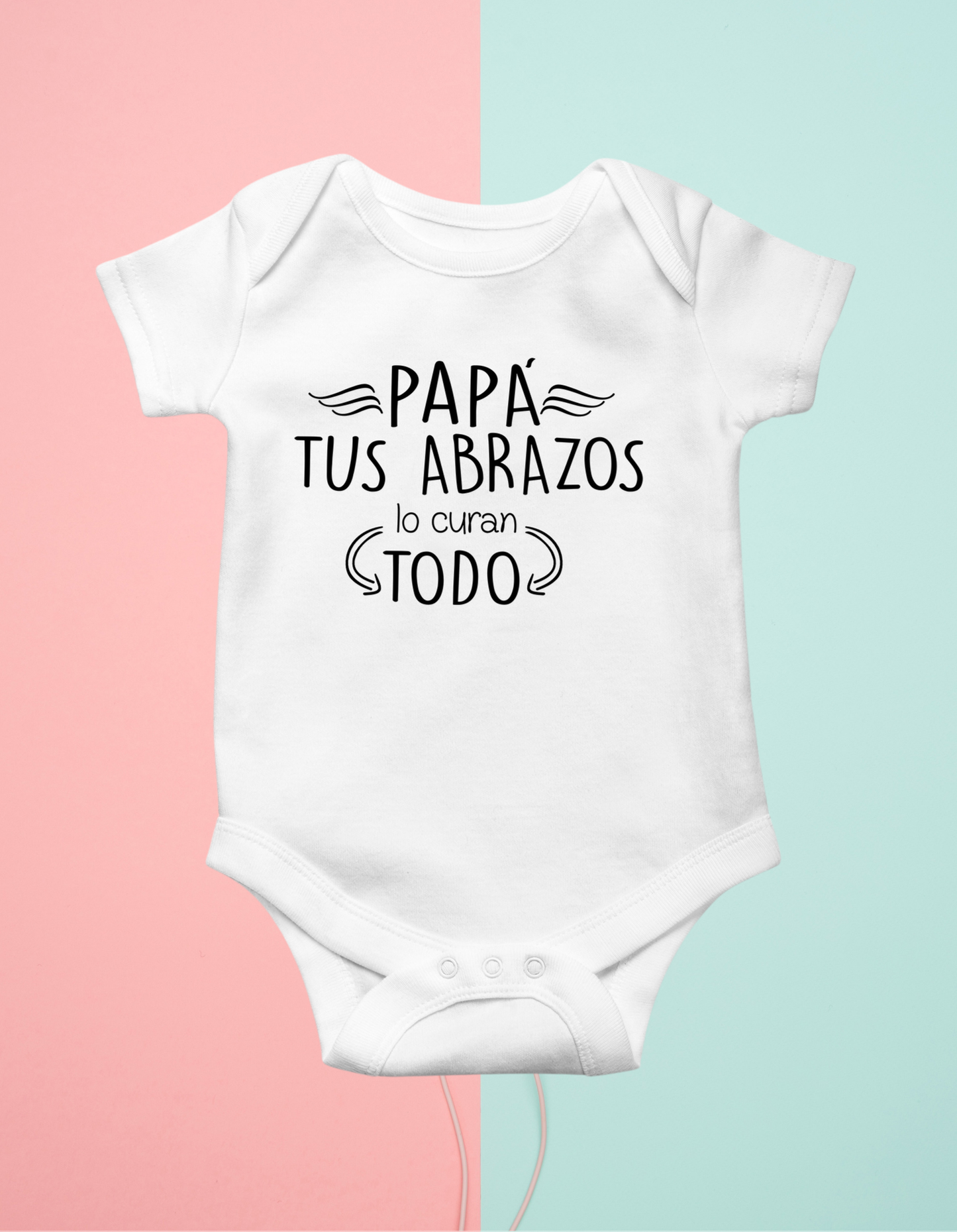 Body personalizado papa tus abrazos...