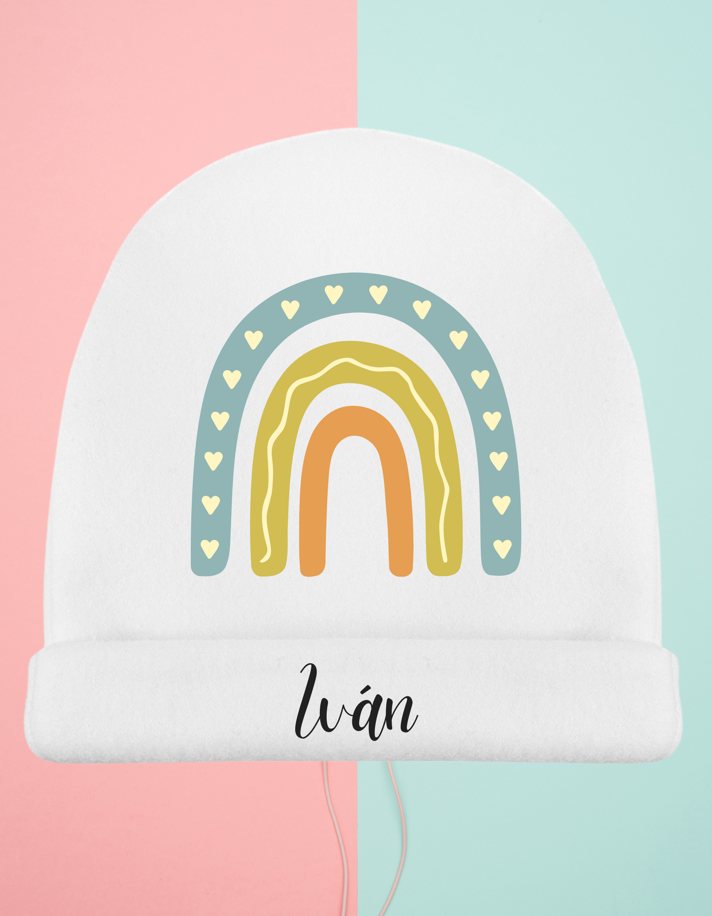 Gorro bebé Arco-iris Personalizado (Varios Diseños)