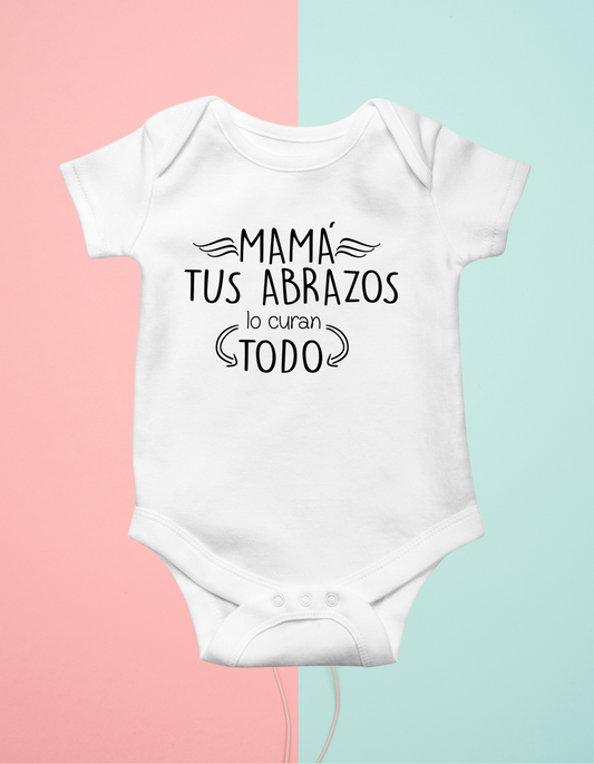 Body personalizado mama tus abrazos...