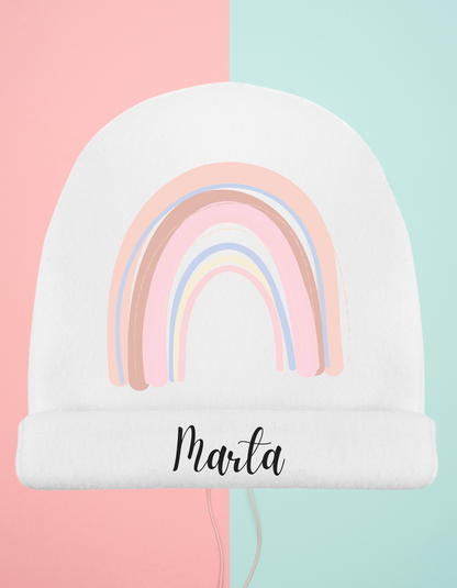 Gorro bebé Arco-iris Personalizado (Varios Diseños)