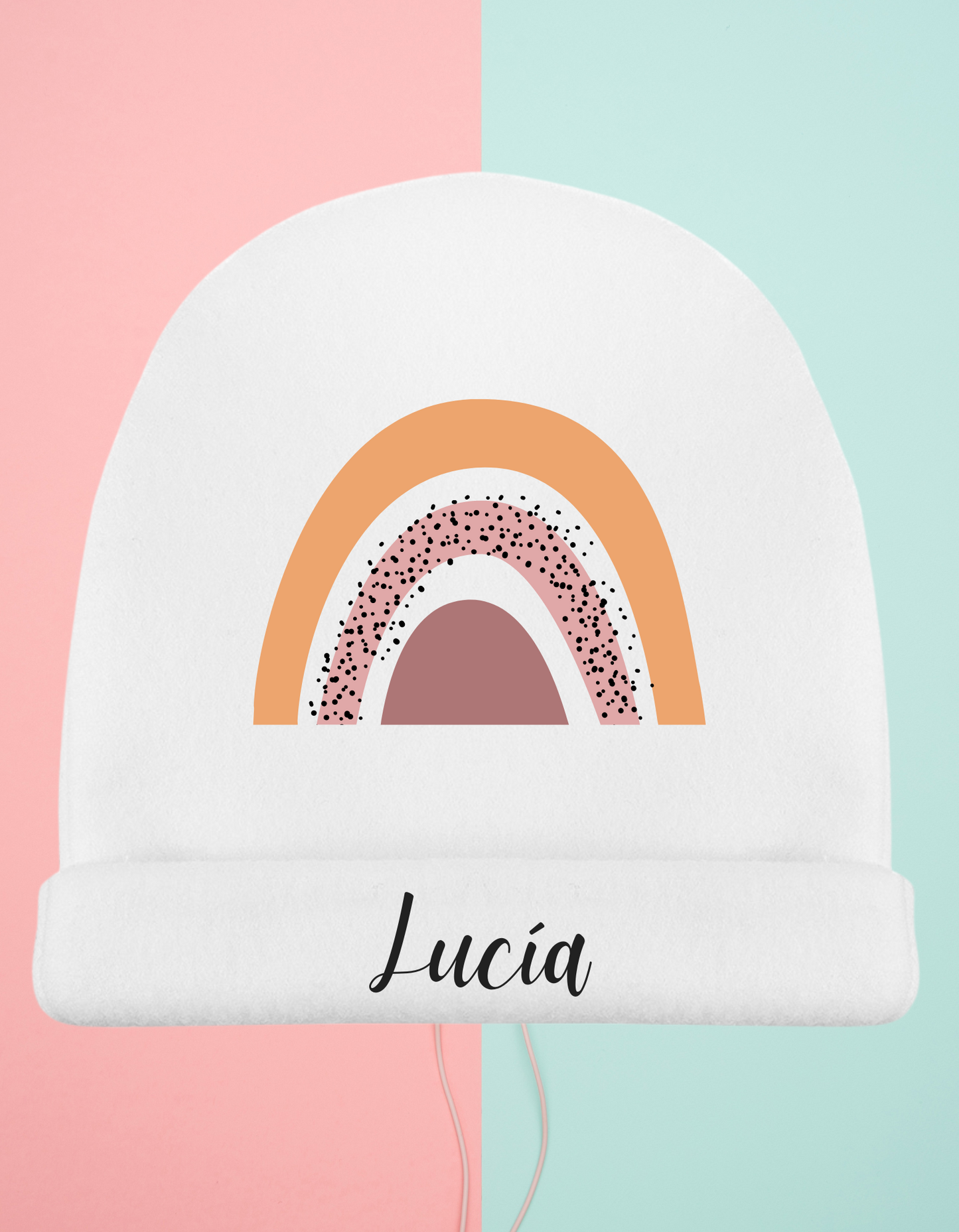 Gorro bebé Arco-iris Personalizado (Varios Diseños)