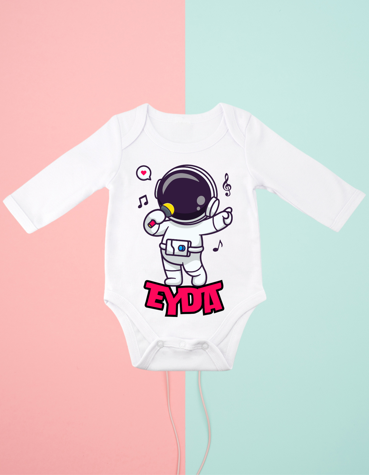 Bodys Astronautas +Nombre (varios diseños)