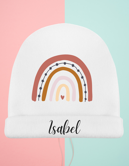 Gorro bebé Arco-iris Personalizado (Varios Diseños)