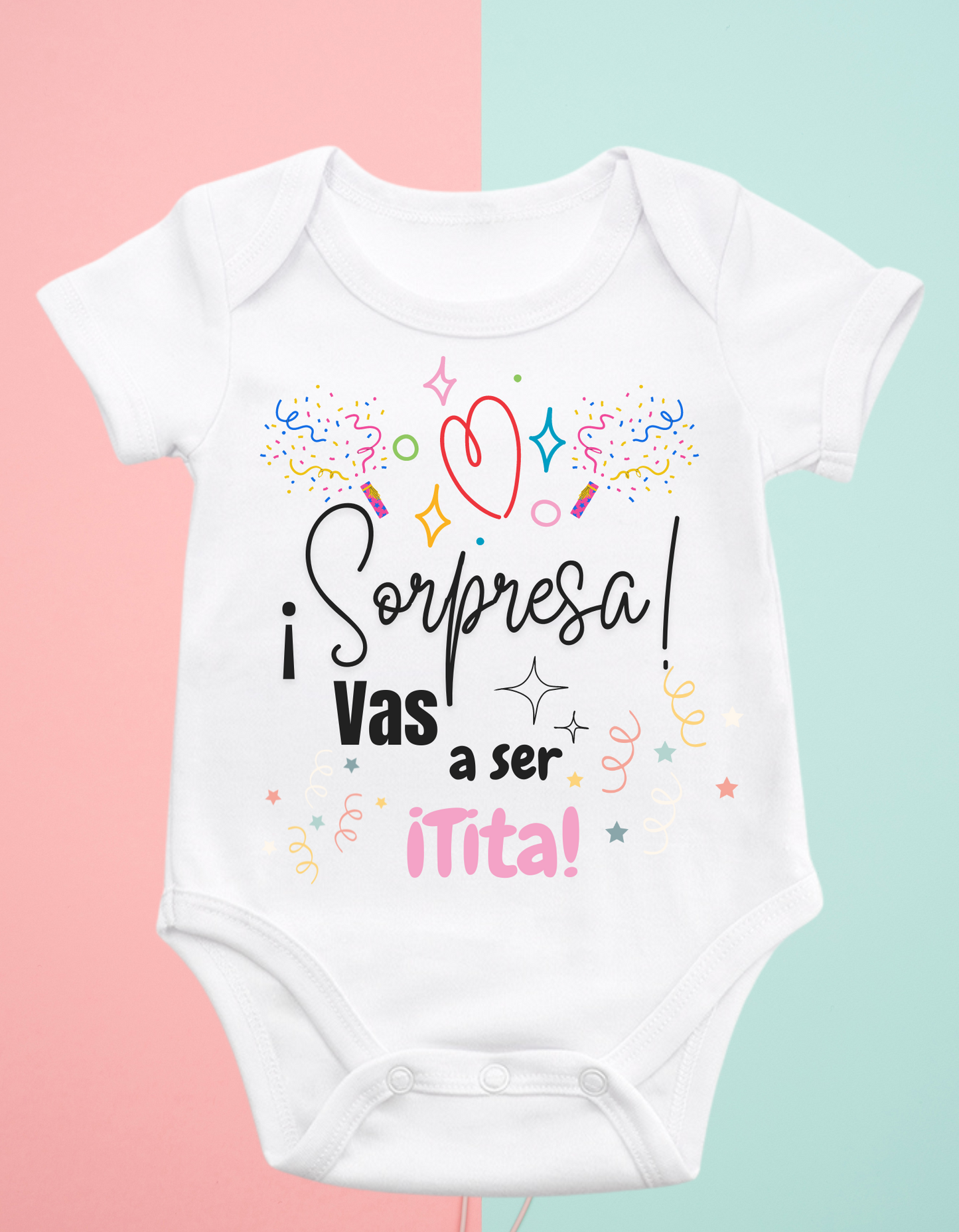 Bodys Sorpresa personalizados