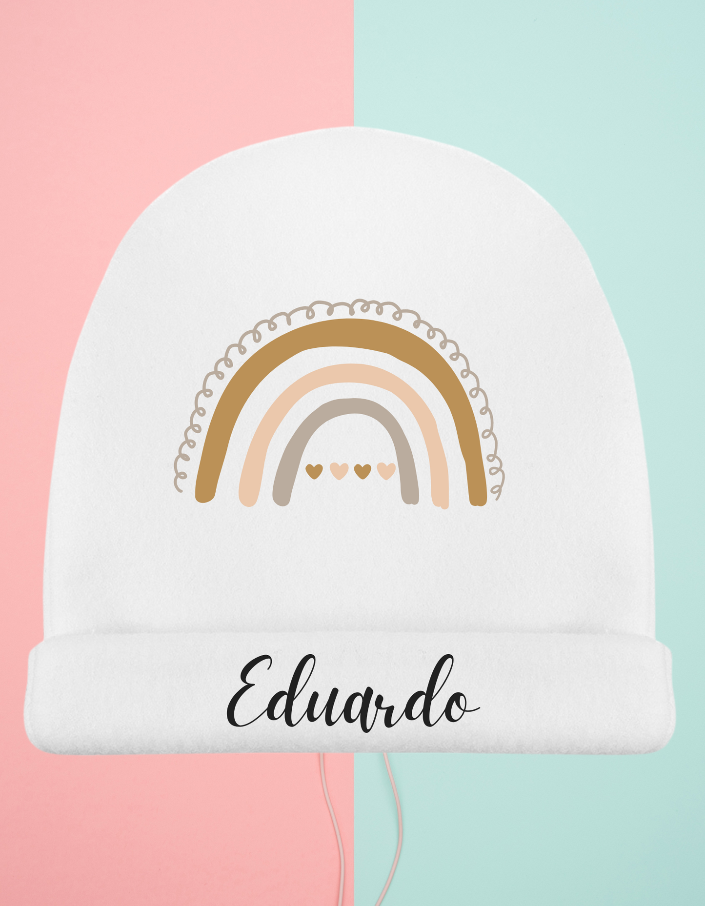 Gorro bebé Arco-iris Personalizado (Varios Diseños)