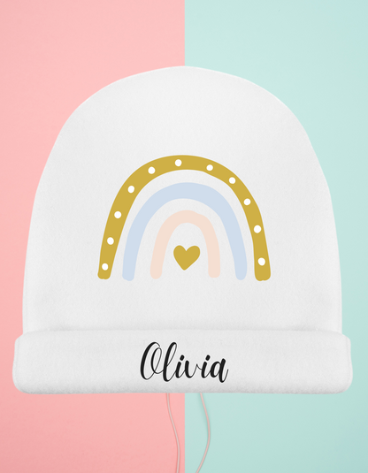 Gorro bebé Arco-iris Personalizado (Varios Diseños)