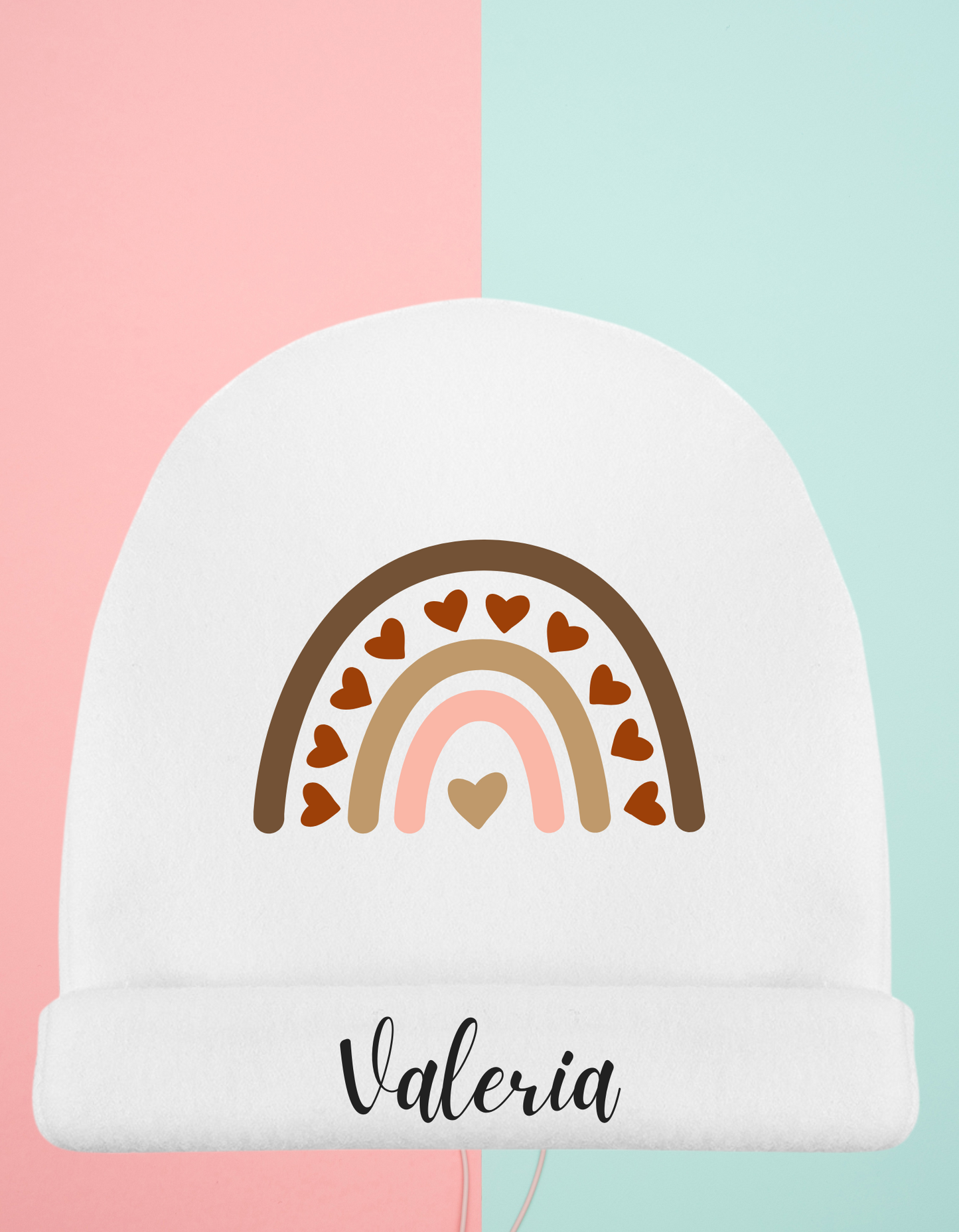 Gorro bebé Arco-iris Personalizado (Varios Diseños)