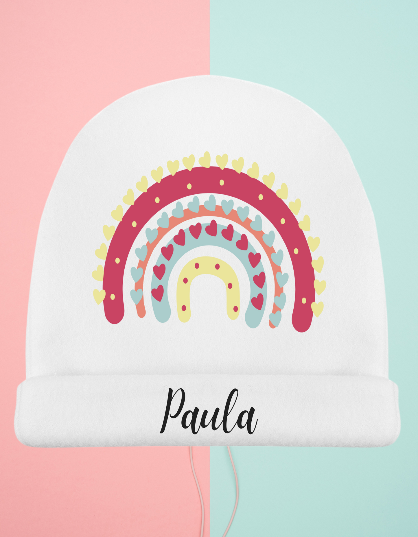 Gorro bebé Arco-iris Personalizado (Varios Diseños)