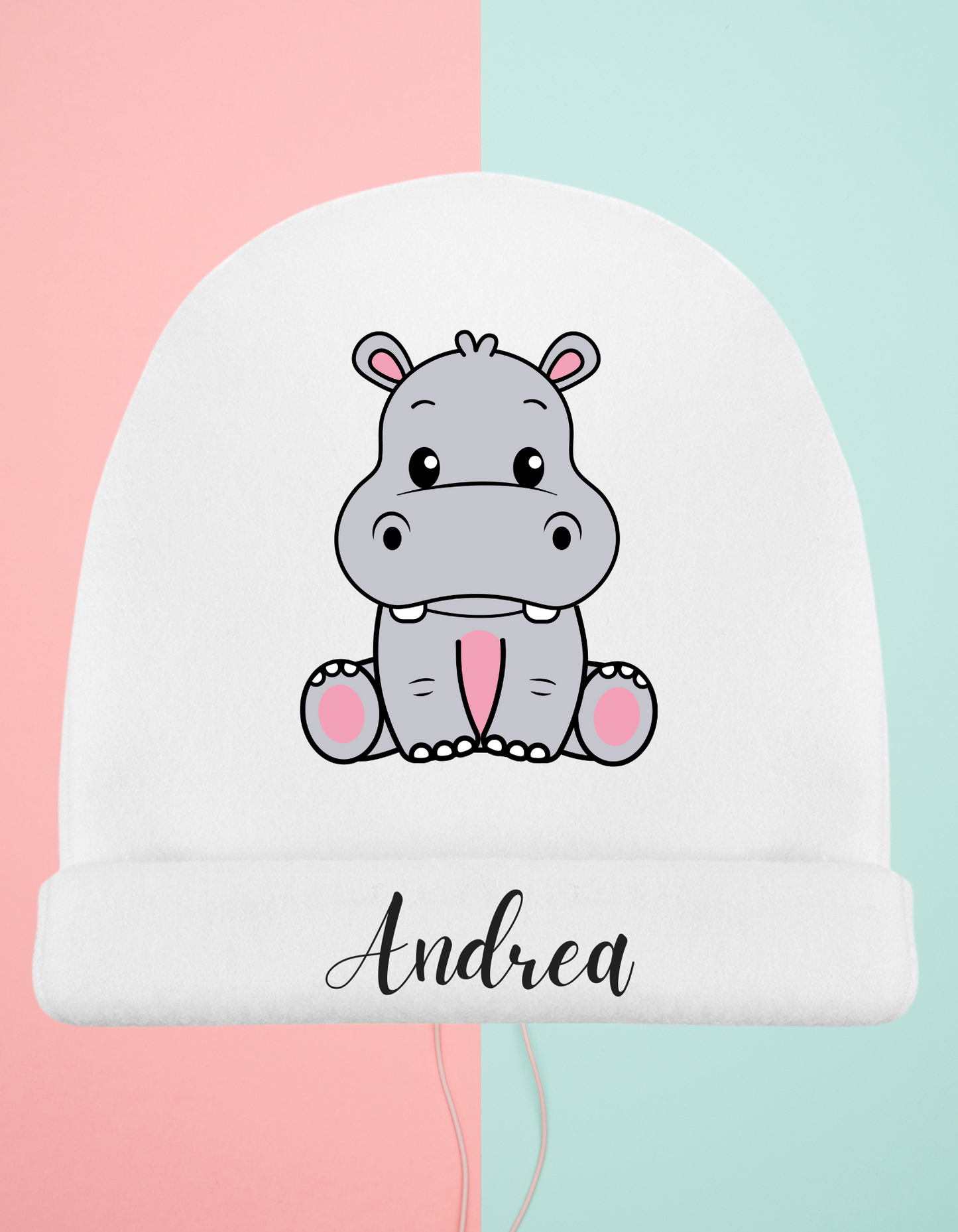 Gorro Bebe Animales Personalizado (Varios Diseños)