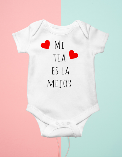 Body personalizado mi tia es la ...