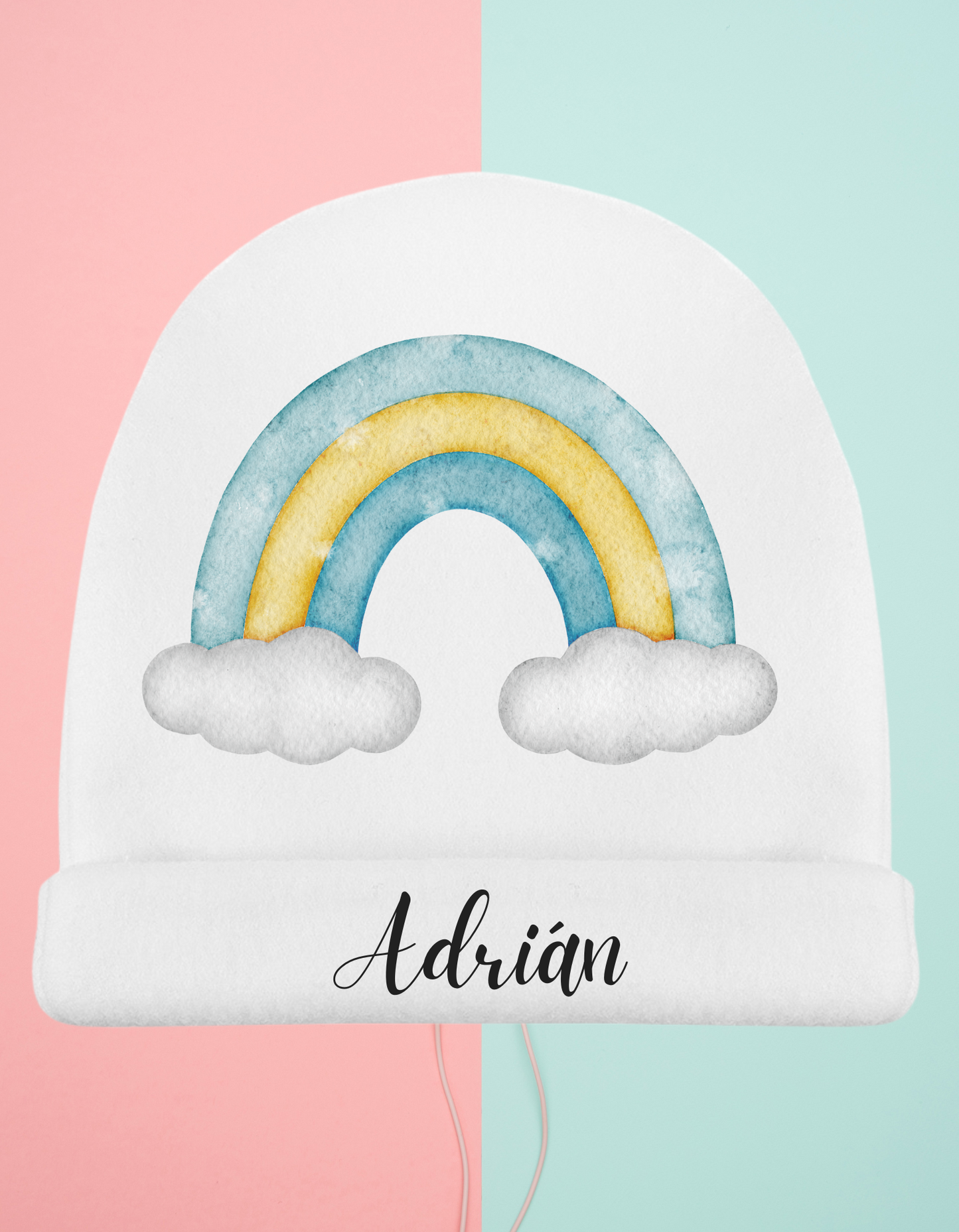 Gorro bebé Arco-iris Personalizado (Varios Diseños)