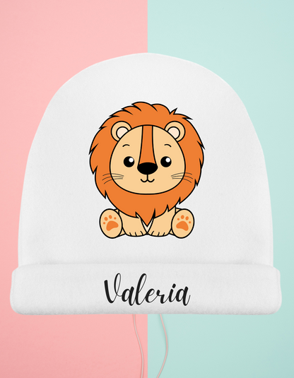 Gorro Bebe Animales Personalizado (Varios Diseños)