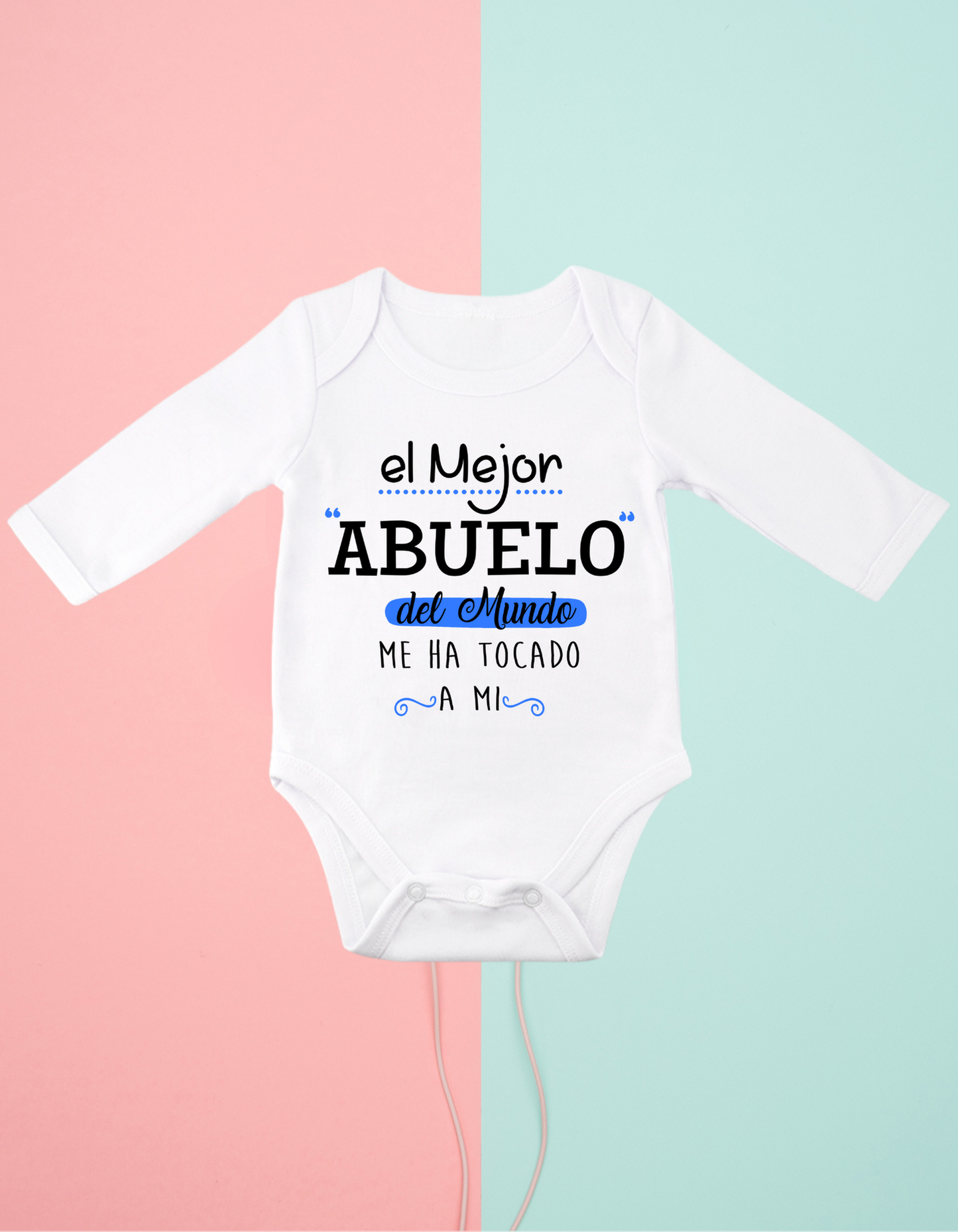 Body personalizado el mejor abuelo...