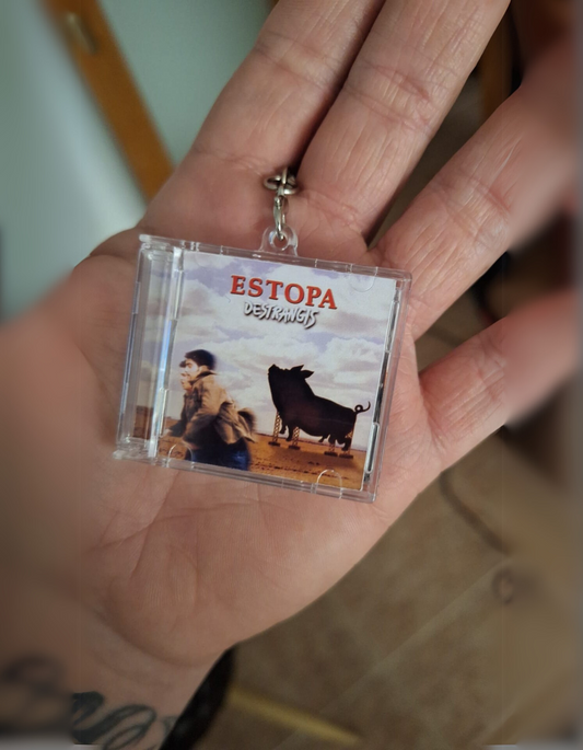 Llavero Mini CD Personalizado con Spotify NFC