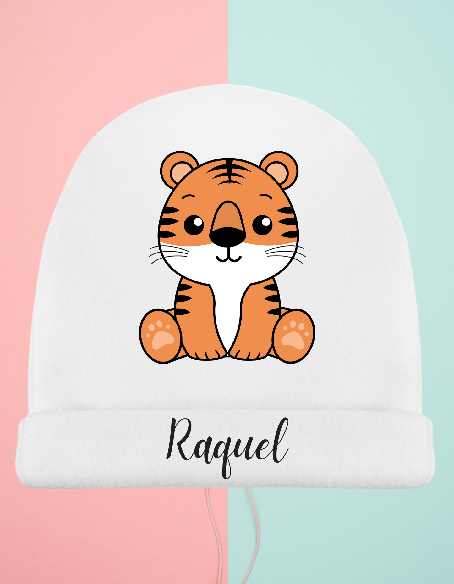 Gorro Bebe Animales Personalizado (Varios Diseños)