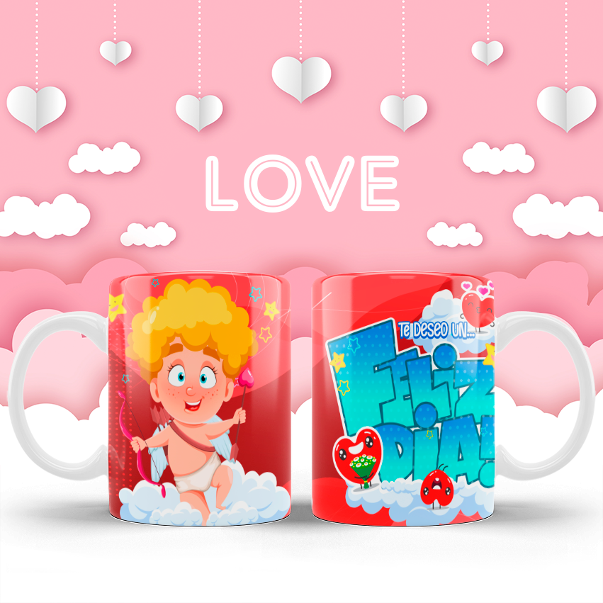 Tazas dibujos amor (Varios diseños)