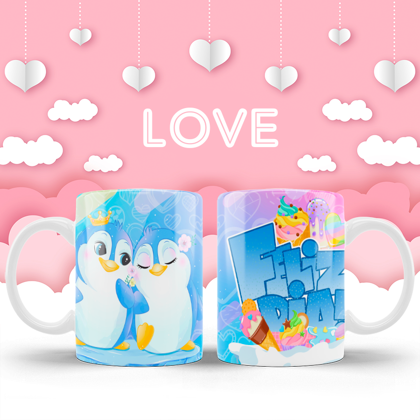 Tazas dibujos amor (Varios diseños)