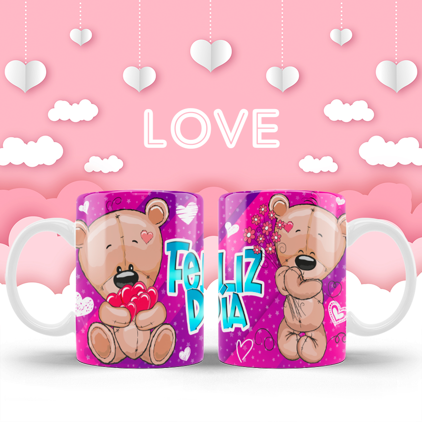 Tazas dibujos amor (Varios diseños)