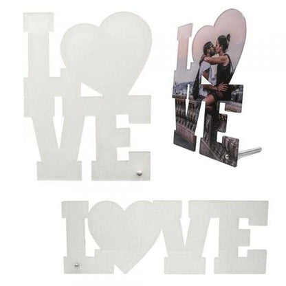 Portafotos Love + foto + texto