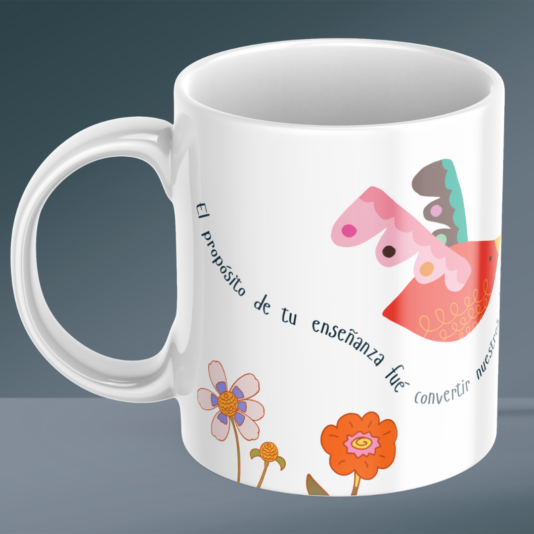 Taza con Corazones para Mamá